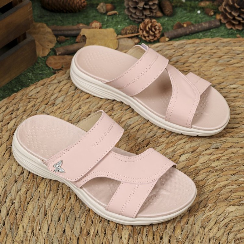 Women'S Shoes Peep Toe - Модные женские летние уличные туфли-шлепанцы на
