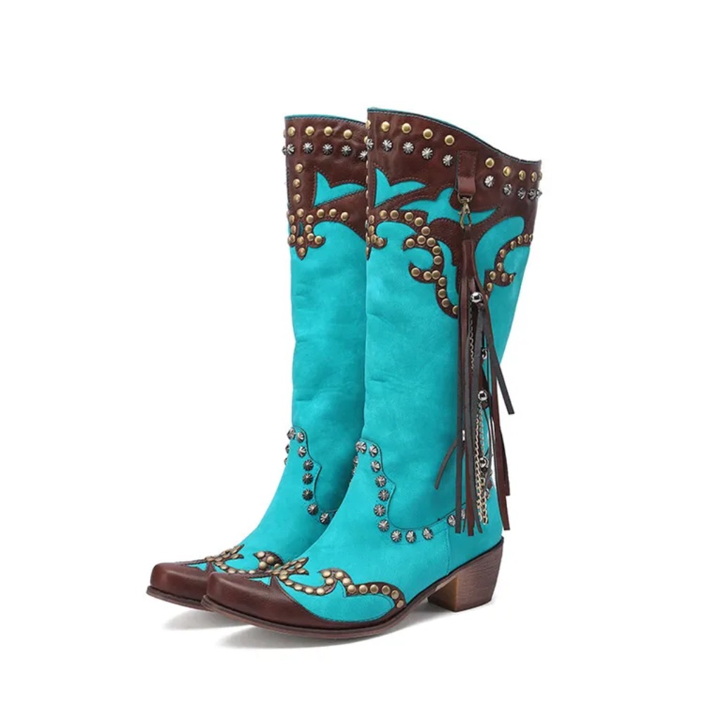 Western Cowgirl Boot - Сапоги до колена, женские дизайнерские брендовые