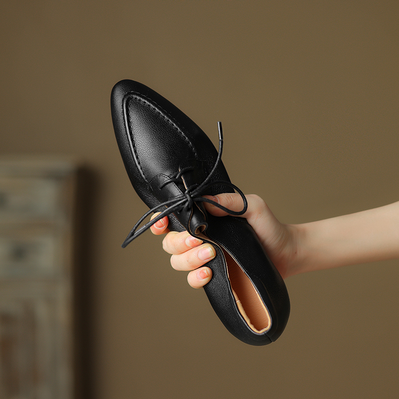 Women'S Shoes Plus Size - Новые женские туфли-лодочки на шнуровке из