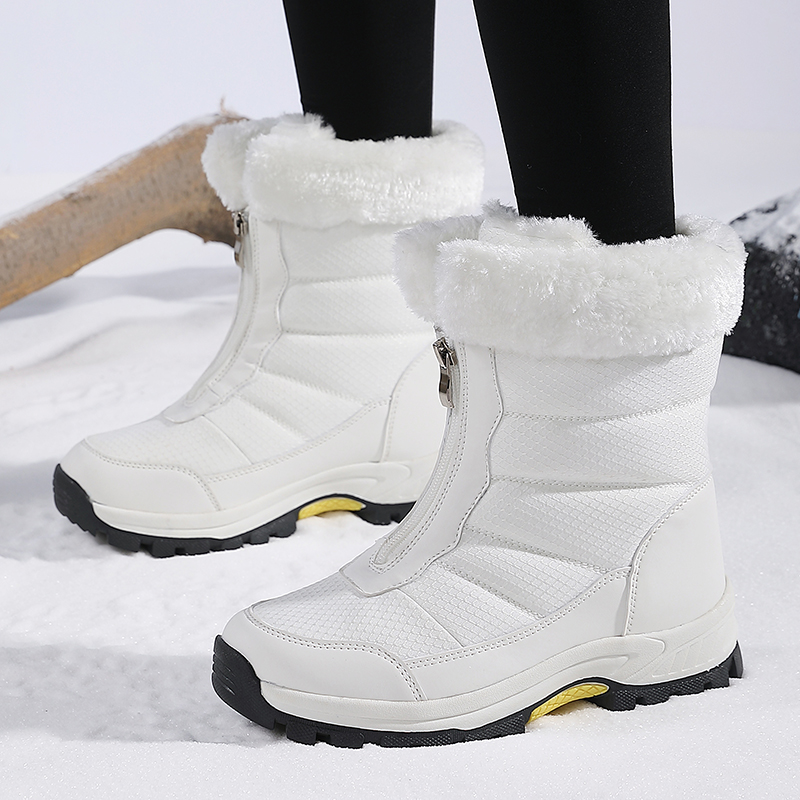 Women'S Shoes Water Resistant - Зимние женские высокие водонепроницаемые ботинки для