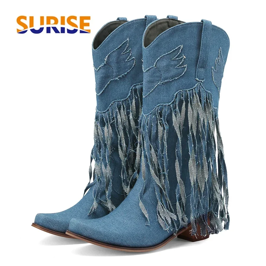 Western Cowgirl Boot - Зимние женские сапоги до середины икры