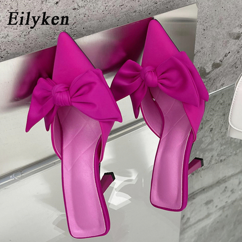 Women Shoes Zara - Eilyken/Осенние женские тапочки с большим узлом-бабочкой,