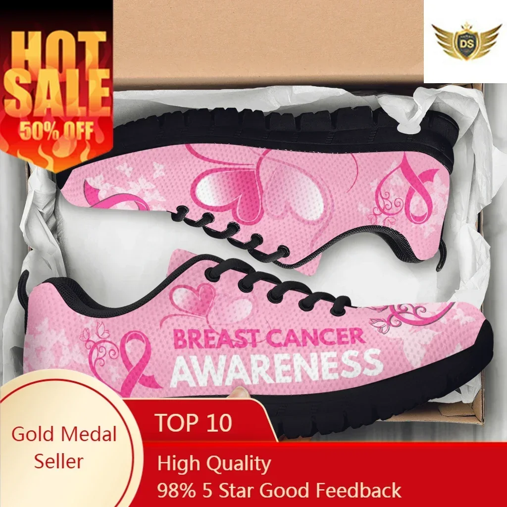 Women'S Shoes For Tennis - Женские теннисные туфли с розовой лентой,