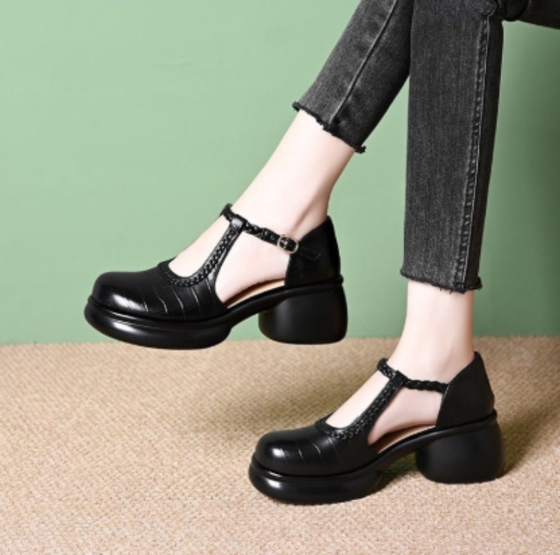 Women'S Shoes Crocs - Женские черные сандалии Мэри Джейн с