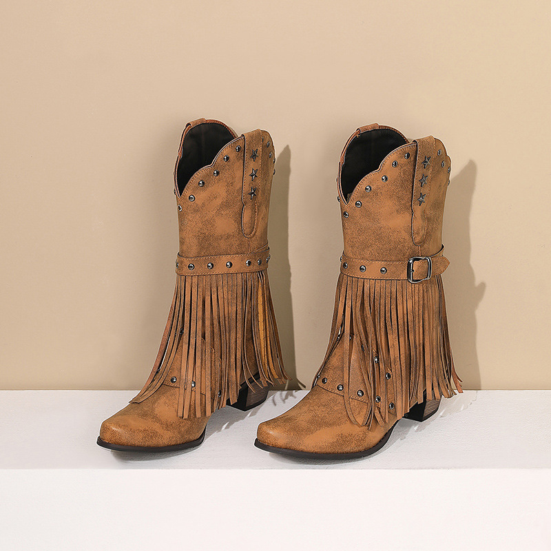 Женские винтажные ковбойские с – обзор и цена Western Cowgirl Boot