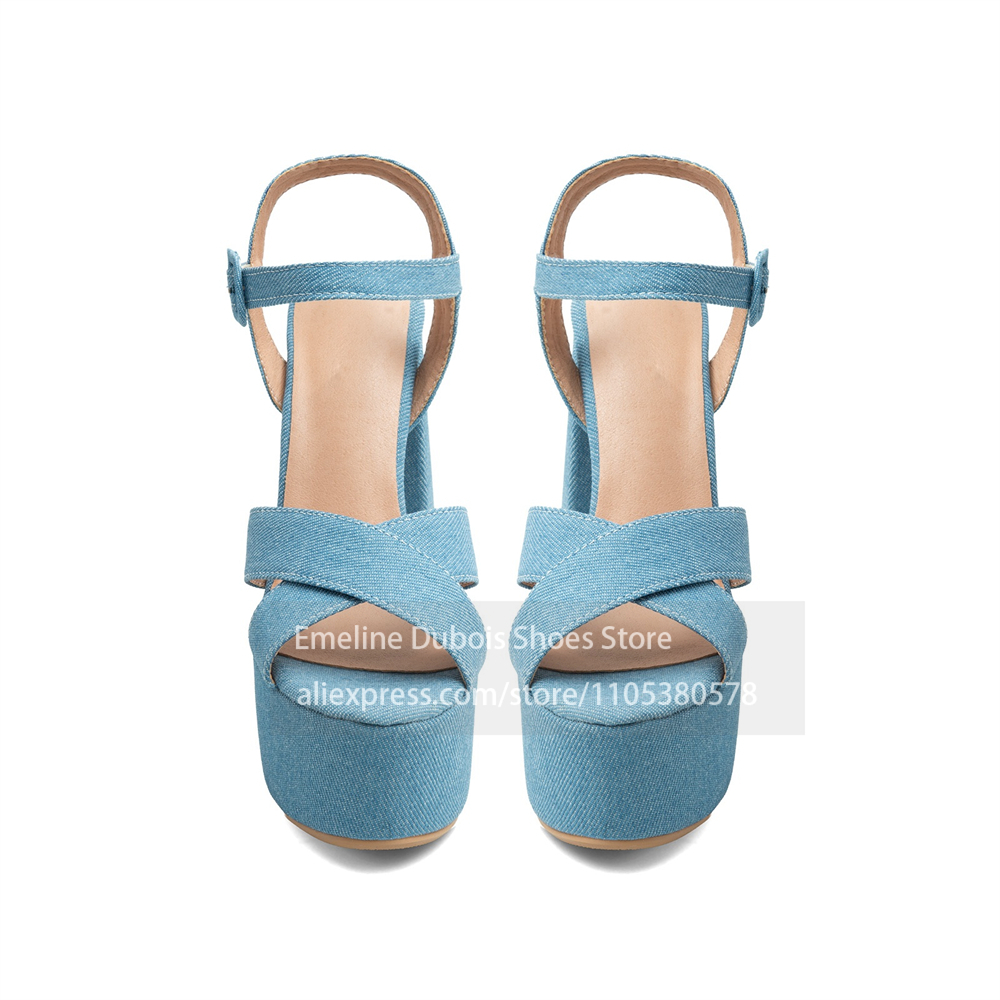 Синие джинсовые босоножки на п – обзор и цена Women'S Shoes Plus Size