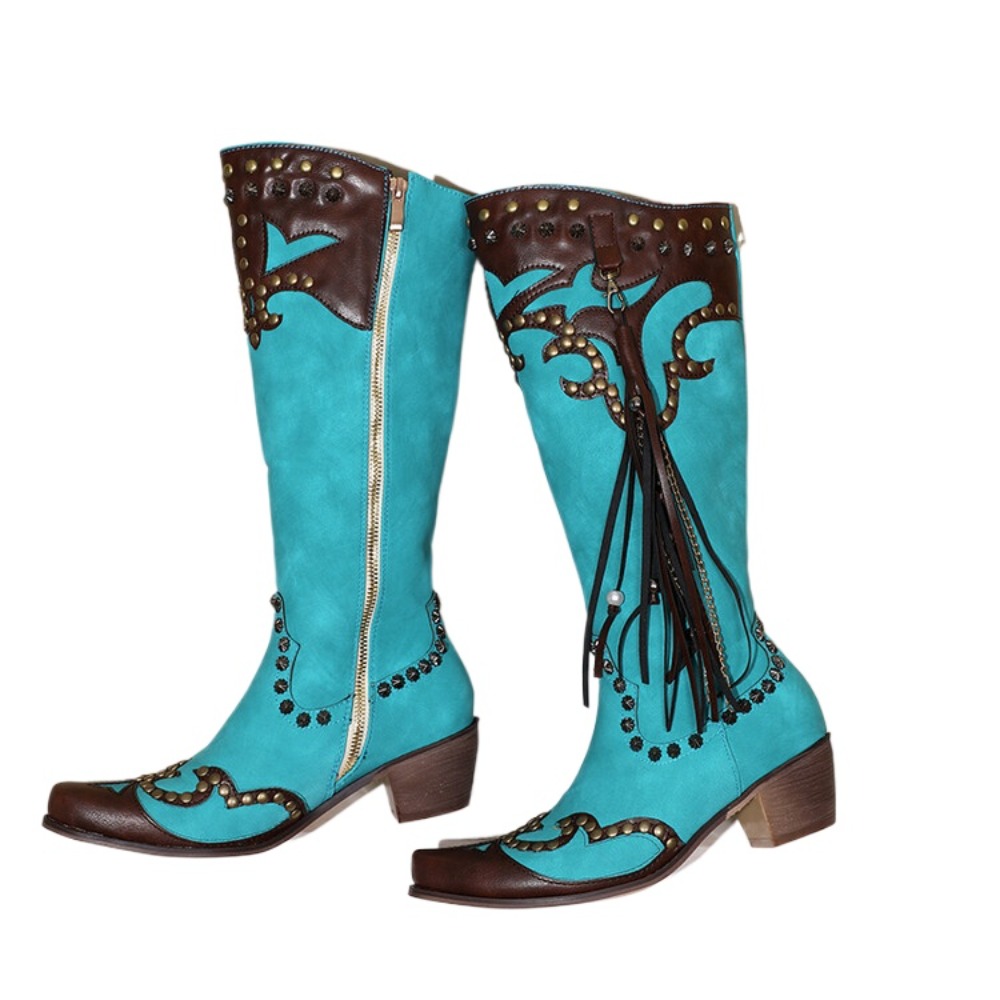 Сапоги до колена, женские диза – обзор и цена Western Cowgirl Boot