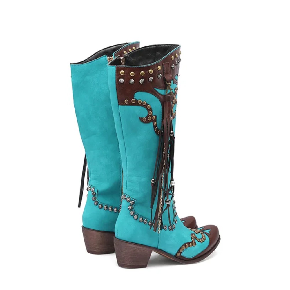Сапоги до колена, женские диза – обзор и цена Western Cowgirl Boot