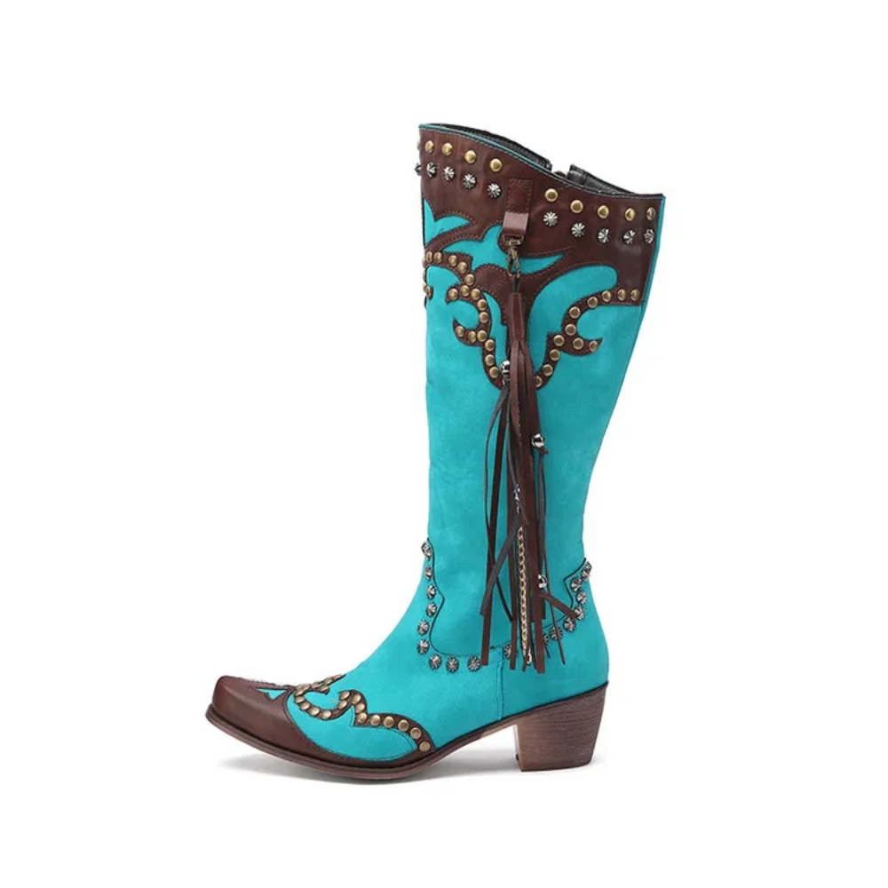 Сапоги до колена, женские диза – обзор и цена Western Cowgirl Boot