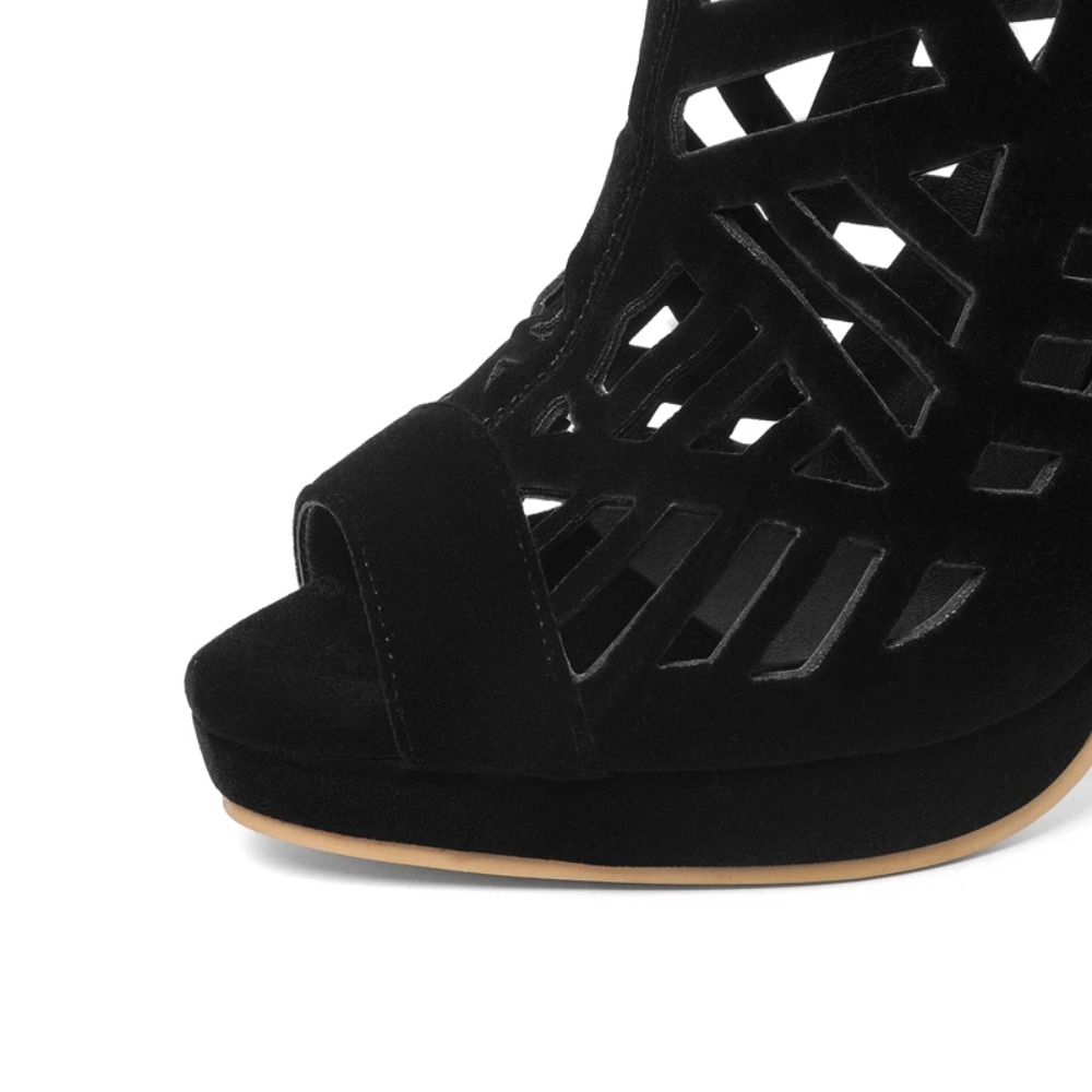 BLXQPY сандалии на высоком каб – обзор и цена Women'S Shoes Peep Toe