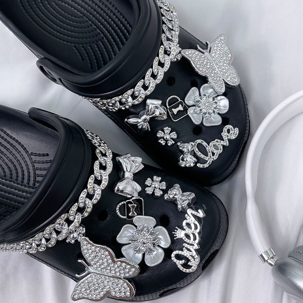 Блестящие DIY-шармы для обуви  – обзор и цена Women'S Shoes Crocs